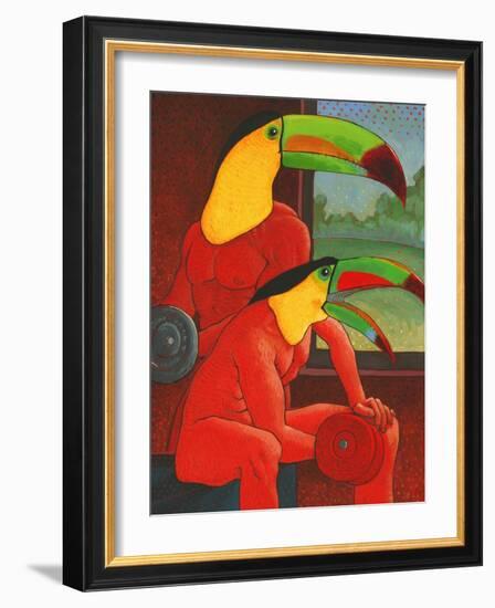 The Workout-John Newcomb-Framed Giclee Print