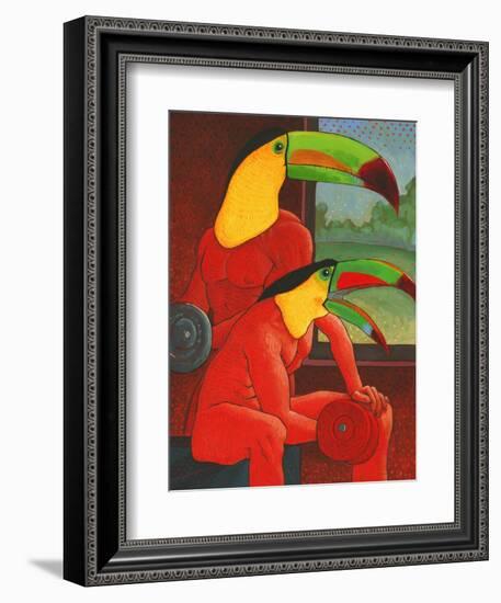 The Workout-John Newcomb-Framed Giclee Print