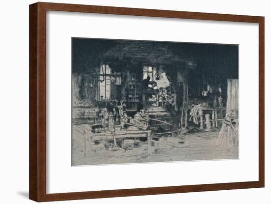 'The Workshop, Stirling', 1905-David Young Cameron-Framed Giclee Print