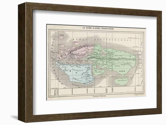 The World as known to Eratosthenes-null-Framed Photographic Print
