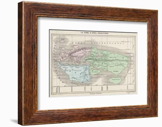 The World as known to Eratosthenes-null-Framed Photographic Print