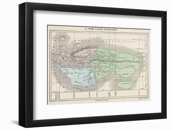 The World as known to Eratosthenes-null-Framed Photographic Print