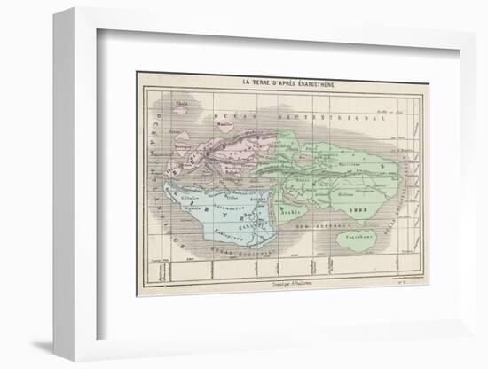 The World as known to Eratosthenes-null-Framed Photographic Print