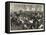 The World at Monte Carlo, the Rush for Seats on the Opening of the Doors of the Casino-Charles Paul Renouard-Framed Premier Image Canvas