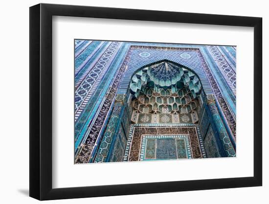 The world-famous Islamic architecture of Samarkand, Uzbekistan, Central Asia-David Pickford-Framed Photographic Print