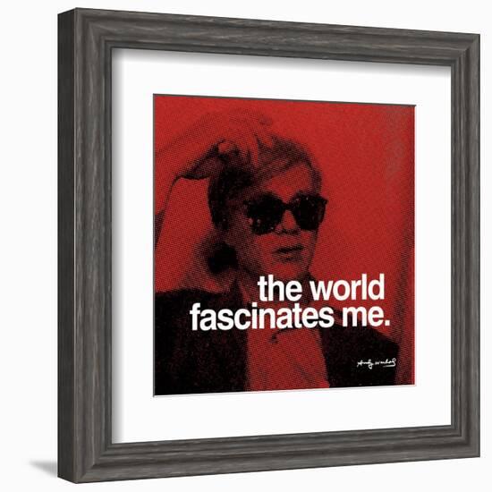 The world fascinates me-null-Framed Art Print