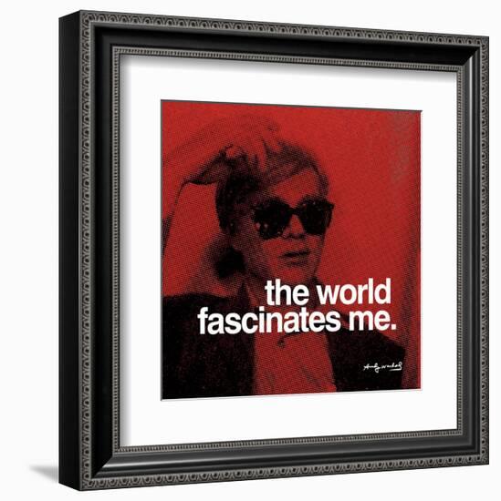 The world fascinates me-null-Framed Art Print