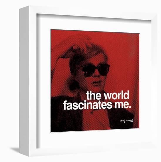 The world fascinates me-null-Framed Art Print