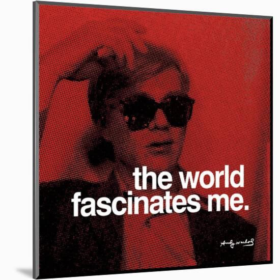 The world fascinates me-null-Mounted Art Print