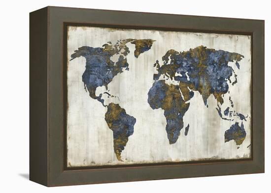 The World I-Russell Brennan-Framed Stretched Canvas