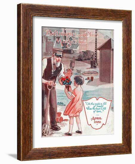 The World Is Filled with Beauty-Charles H. Dickson-Framed Giclee Print