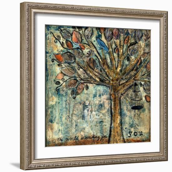 The World Is Waiting for You-Wyanne-Framed Giclee Print