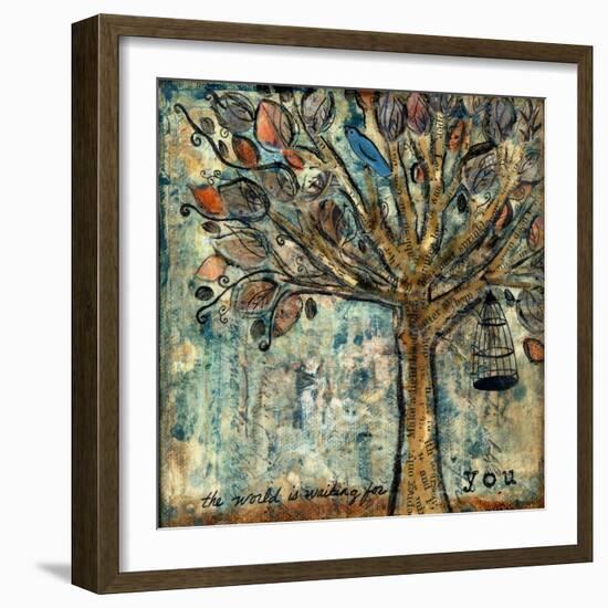 The World Is Waiting for You-Wyanne-Framed Giclee Print