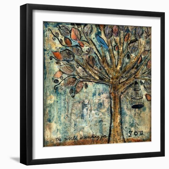 The World Is Waiting for You-Wyanne-Framed Giclee Print