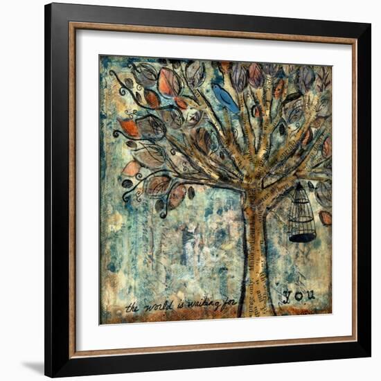 The World Is Waiting for You-Wyanne-Framed Giclee Print