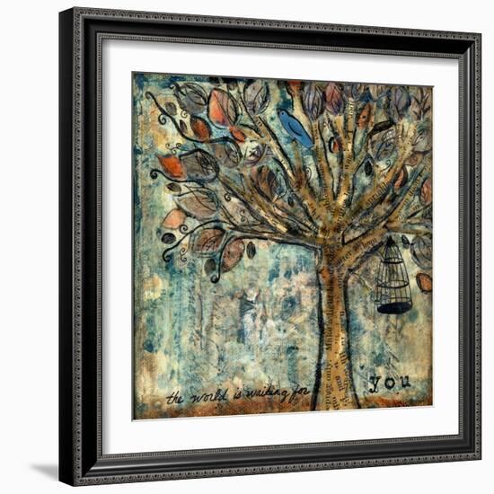 The World Is Waiting for You-Wyanne-Framed Giclee Print