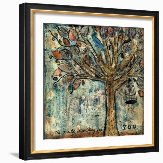 The World Is Waiting for You-Wyanne-Framed Giclee Print