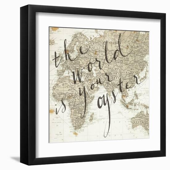 The World is Your Oyster-Sara Zieve Miller-Framed Art Print