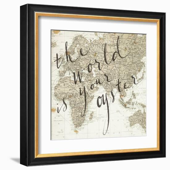The World is Your Oyster-Sara Zieve Miller-Framed Art Print
