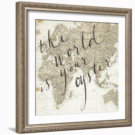 The World is Your Oyster-Sara Zieve Miller-Framed Art Print