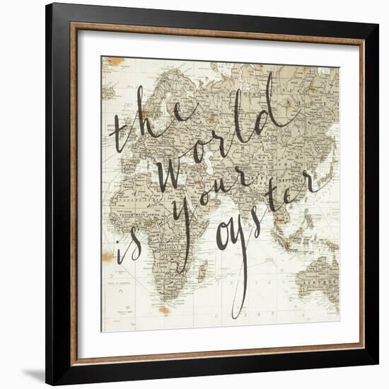 The World is Your Oyster-Sara Zieve Miller-Framed Art Print