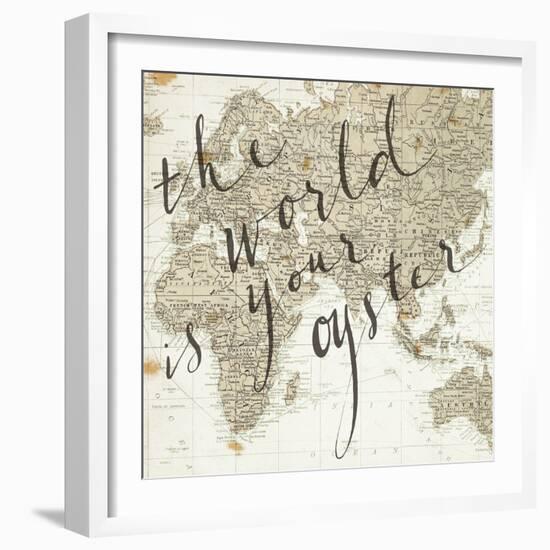 The World is Your Oyster-Sara Zieve Miller-Framed Art Print