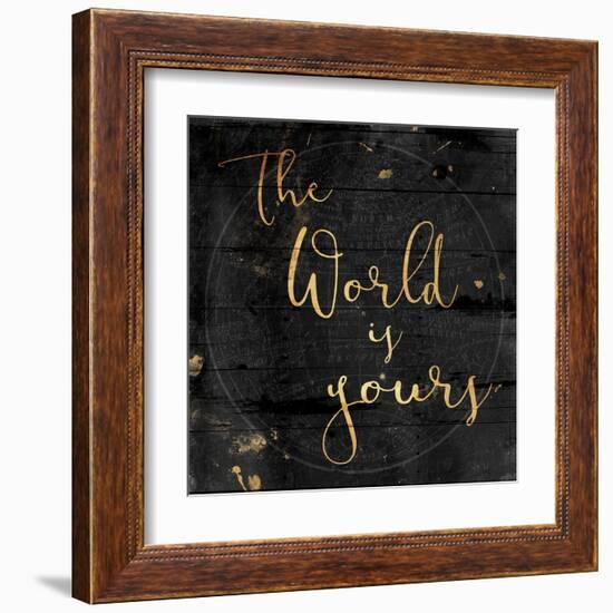 The World Is Yours-Jace Grey-Framed Art Print