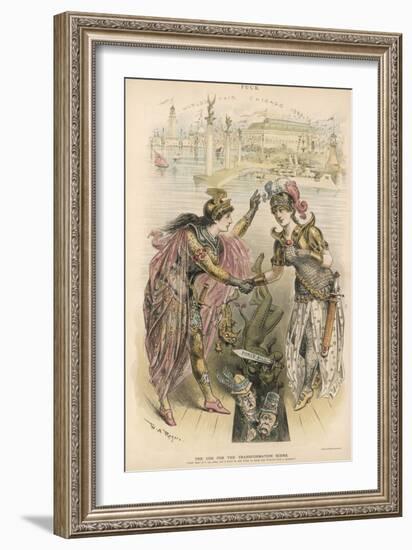 The World's Columbian Exposition-W A Rogers-Framed Art Print