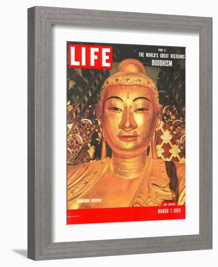 The World's Great Religions: Buddhism, March 7, 1955-Howard Sochurek-Framed Photographic Print