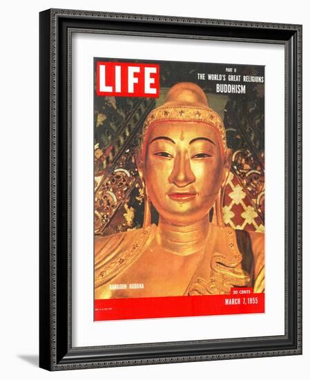 The World's Great Religions: Buddhism, March 7, 1955-Howard Sochurek-Framed Photographic Print