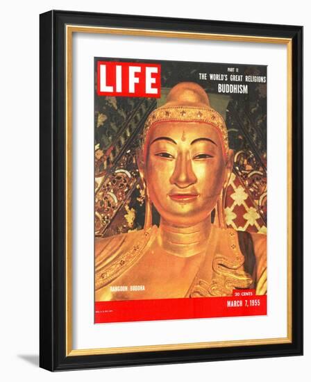 The World's Great Religions: Buddhism, March 7, 1955-Howard Sochurek-Framed Photographic Print