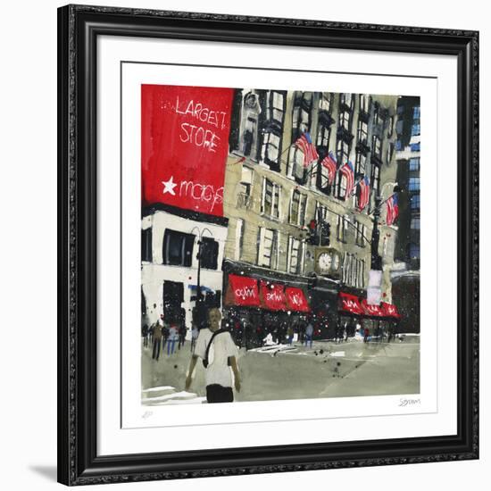 The World's Largest Store, New York-Susan Brown-Framed Collectable Print