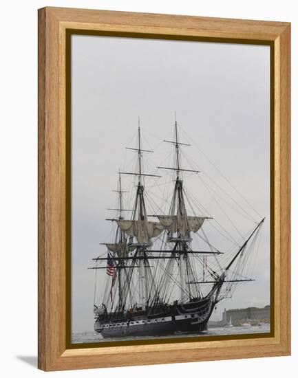 The World's Oldest Commissioned Warship, USS Constitution-Stocktrek Images-Framed Premier Image Canvas