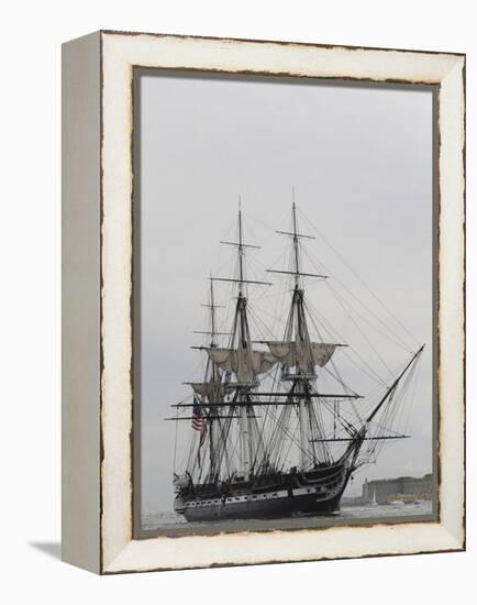 The World's Oldest Commissioned Warship, USS Constitution-Stocktrek Images-Framed Premier Image Canvas
