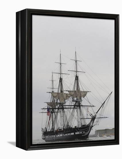 The World's Oldest Commissioned Warship, USS Constitution-Stocktrek Images-Framed Premier Image Canvas