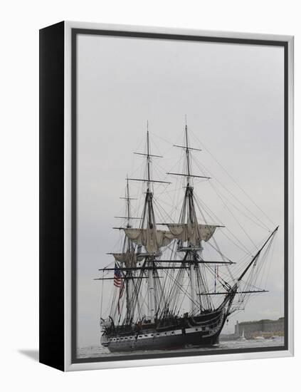 The World's Oldest Commissioned Warship, USS Constitution-Stocktrek Images-Framed Premier Image Canvas