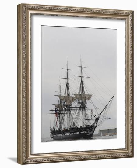 The World's Oldest Commissioned Warship, USS Constitution-Stocktrek Images-Framed Photographic Print