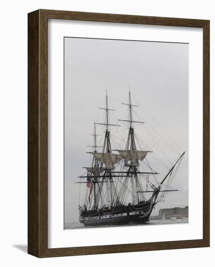 The World's Oldest Commissioned Warship, USS Constitution-Stocktrek Images-Framed Photographic Print