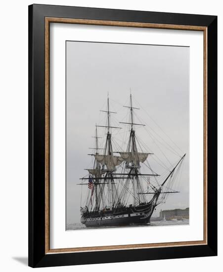 The World's Oldest Commissioned Warship, USS Constitution-Stocktrek Images-Framed Photographic Print