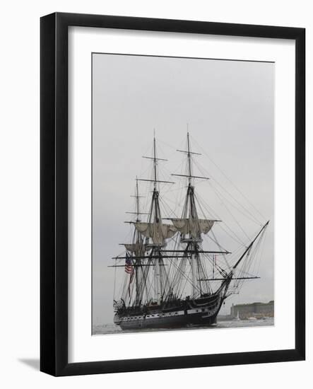 The World's Oldest Commissioned Warship, USS Constitution-Stocktrek Images-Framed Photographic Print