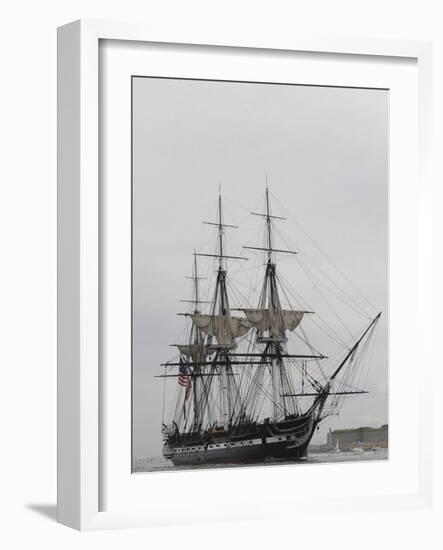 The World's Oldest Commissioned Warship, USS Constitution-Stocktrek Images-Framed Photographic Print