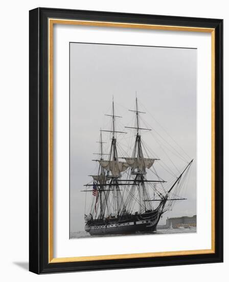 The World's Oldest Commissioned Warship, USS Constitution-Stocktrek Images-Framed Photographic Print