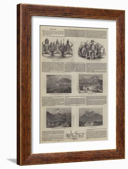 The World Surveyed in the Xixth Century-null-Framed Giclee Print