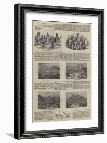 The World Surveyed in the Xixth Century-null-Framed Giclee Print