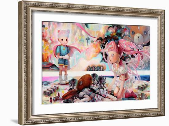 The World We Do Not Know, That Today-Hikari Shimoda-Framed Art Print