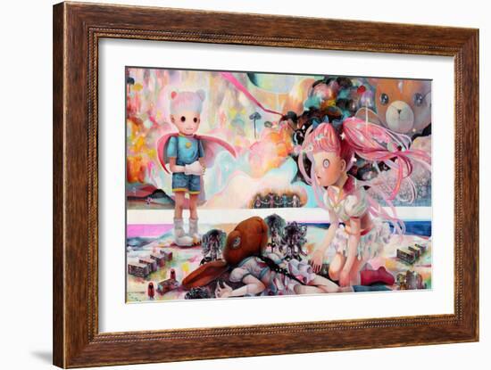 The World We Do Not Know, That Today-Hikari Shimoda-Framed Art Print