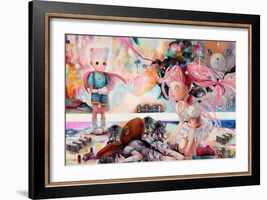 The World We Do Not Know, That Today-Hikari Shimoda-Framed Art Print