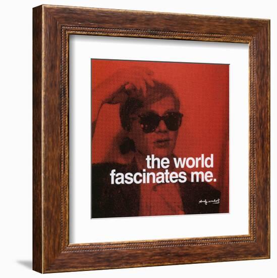 The World-null-Framed Art Print