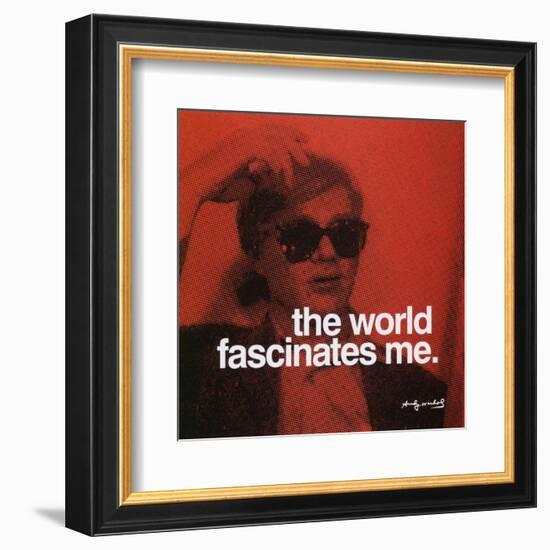 The World--Framed Art Print