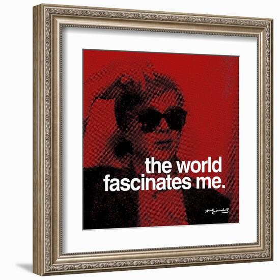 The World-null-Framed Art Print